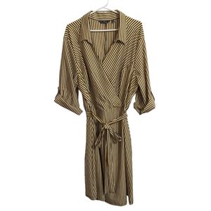 Mlle Gabrielle Pin Striped Dress 3X